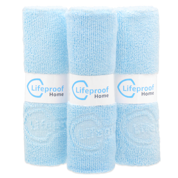 Lifeproof® Home Edgeless Microfiber Towels (3-Pack)