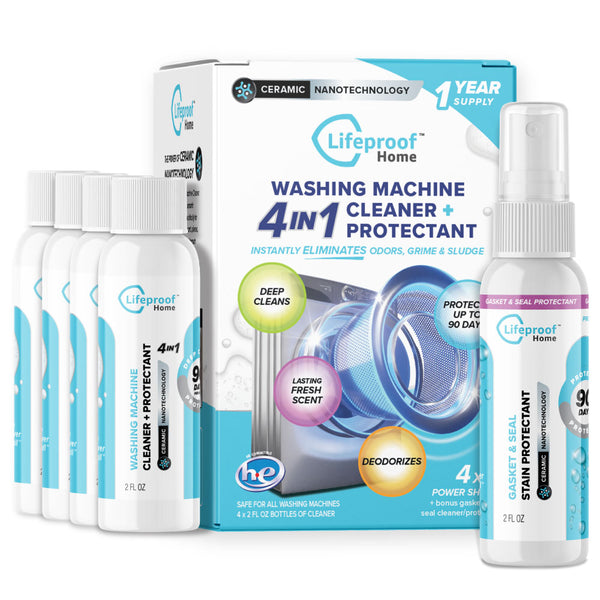 Lifeproof® 4-in-1 Washing Machine Cleaner & Protectant - 1-Year Supply